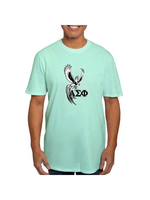 - Alpha Sigma Phi Phoenix Black T Shirt - Men's Fitted T-Shirt