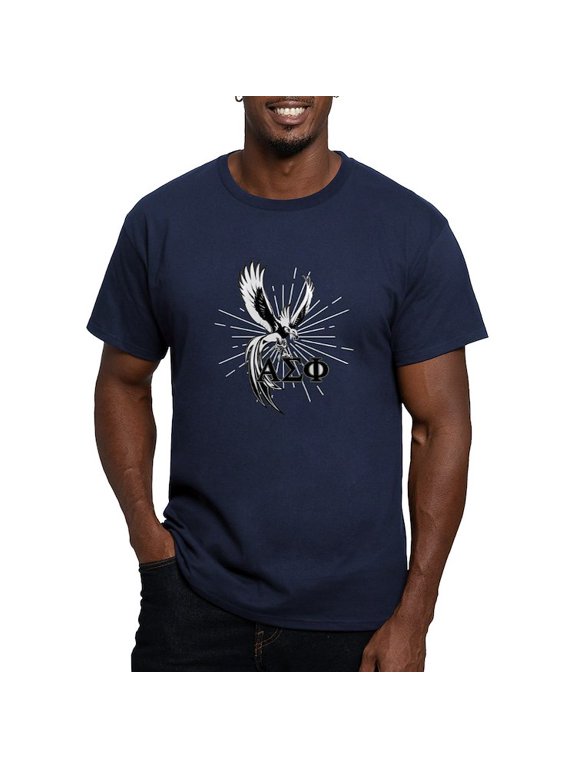 - Alpha Sigma Phi Phoenix Black T Shirt - Men's Fitted T-Shirt