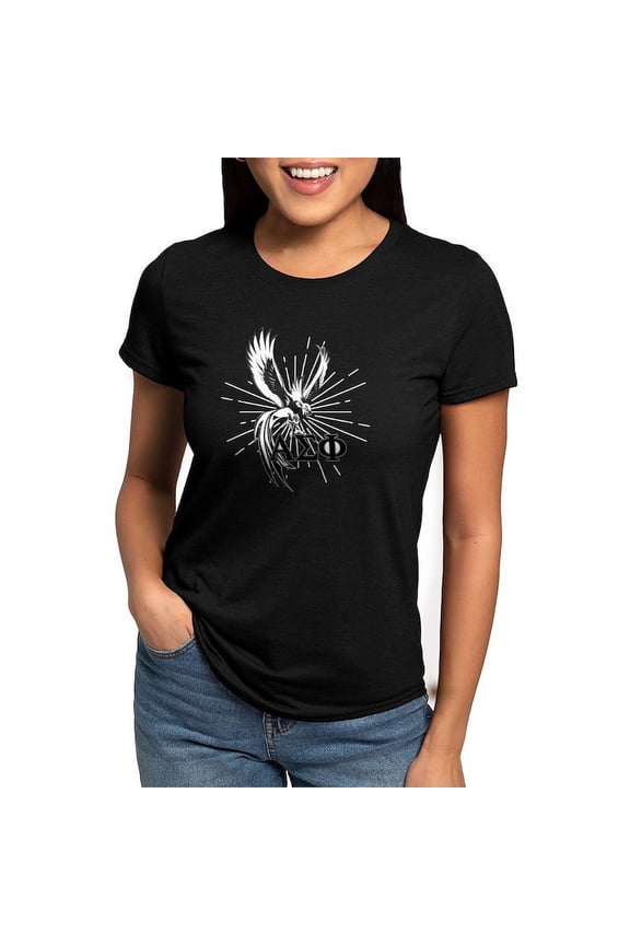 - Alpha Sigma Phi Phoenix Black T Shirt - Womens Tri-blend T-Shirt