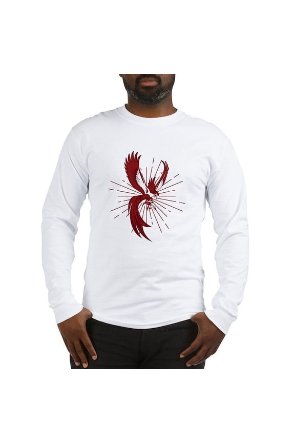 - Alpha Sigma Phi Phoenix Long Sleeve T Shirt - Unisex Cotton Long Sleeve T-Shirt