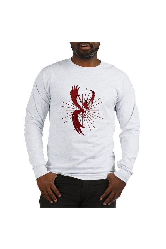 - Alpha Sigma Phi Phoenix Long Sleeve T Shirt - Unisex Cotton Long Sleeve T-Shirt