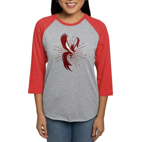 CafePress - Alpha Sigma Phi Phoenix Long Sleeve T Shirt - Womens Baseball Tee