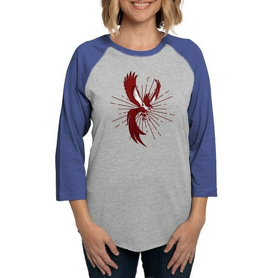 CafePress - Alpha Sigma Phi Phoenix Long Sleeve T Shirt - Womens Baseball Tee
