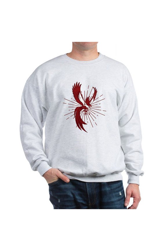 - Alpha Sigma Phi Phoenix Sweatshirt - Crew Neck Sweatshirt