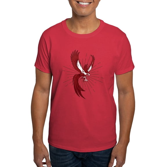 CafePress - Alpha Sigma Phi Phoenix T Shirt - Men's Classic Graphic Cotton T-Shirt