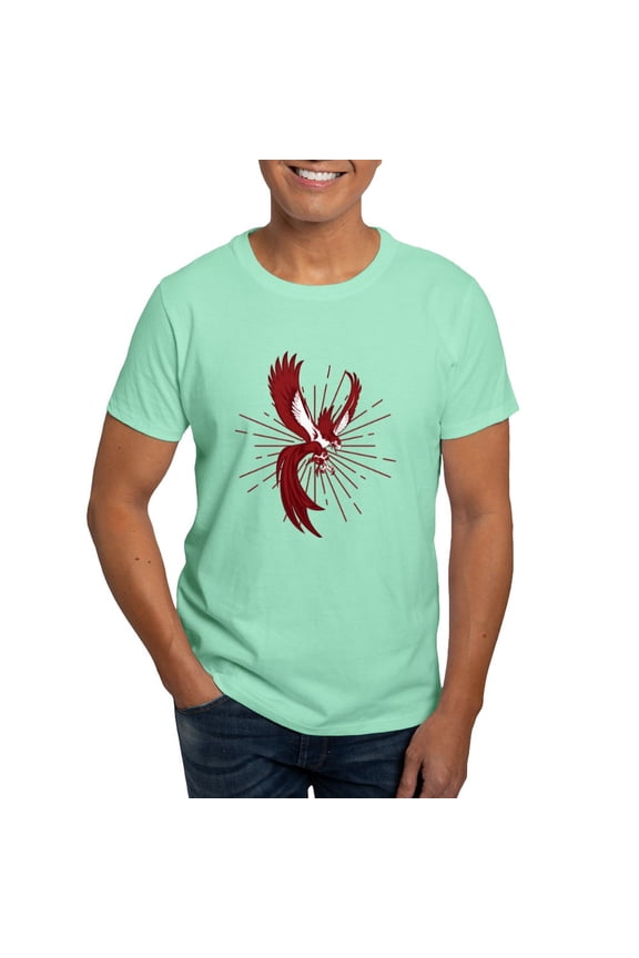 - Alpha Sigma Phi Phoenix T Shirt - Men's Classic Graphic Cotton T-Shirt