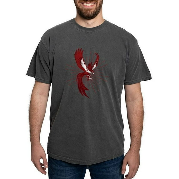 CafePress - Alpha Sigma Phi Phoenix T Shirt - Mens Comfort Colors Shirt