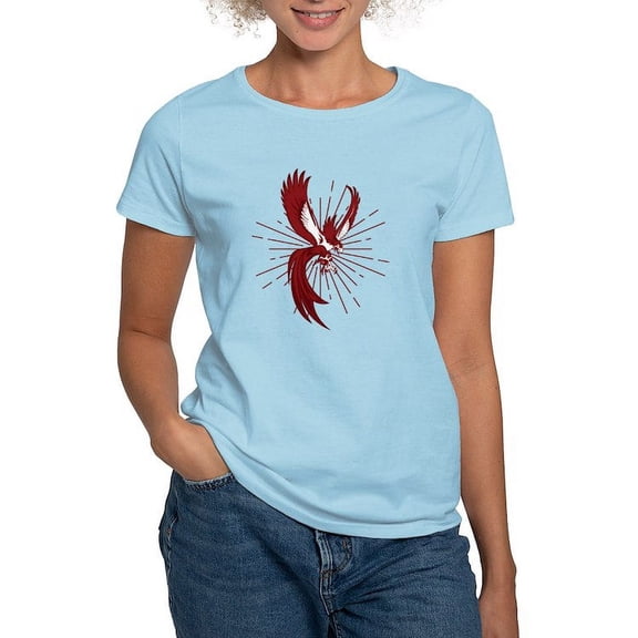 CafePress - Alpha Sigma Phi Phoenix T Shirt - Women's Classic T-Shirt
