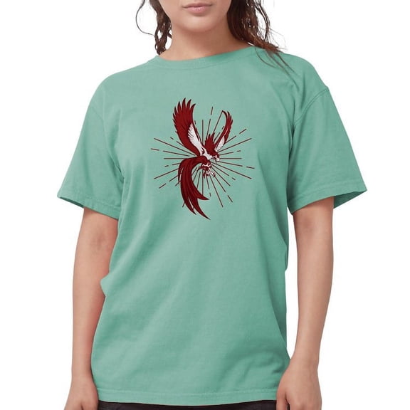 CafePress - Alpha Sigma Phi Phoenix T Shirt - Womens Comfort Colors® Shirt