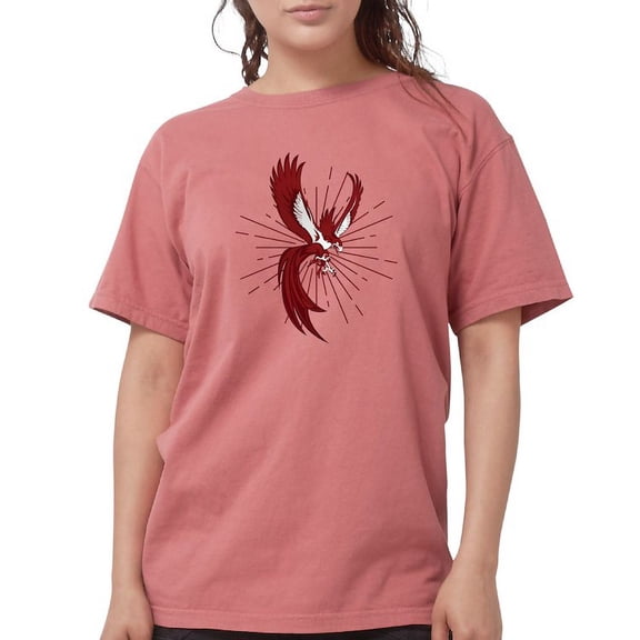 CafePress - Alpha Sigma Phi Phoenix T Shirt - Womens Comfort Colors® Shirt
