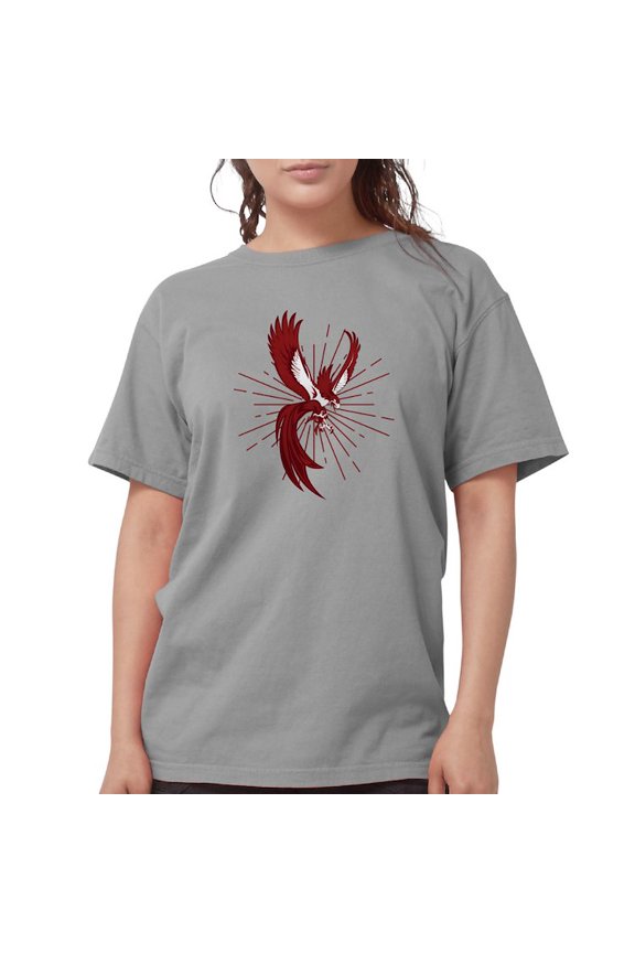 - Alpha Sigma Phi Phoenix T Shirt - Womens Comfort Colors® Shirt