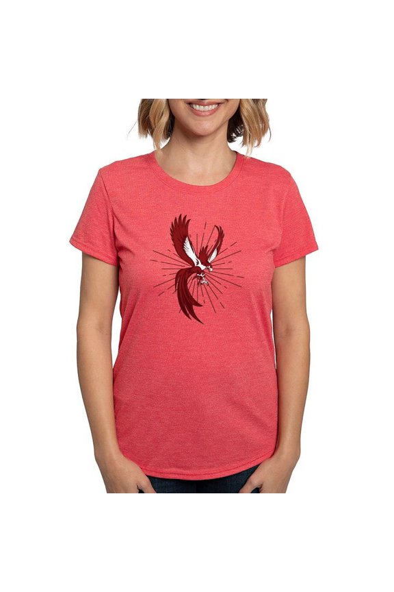 - Alpha Sigma Phi Phoenix T Shirt - Womens Tri-blend T-Shirt