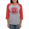 thumbnail image 1 of CafePress - Alpha Sigma Phi Red Seal Long Sleeve T Shirt - Womens Baseball Tee, 1 of 4