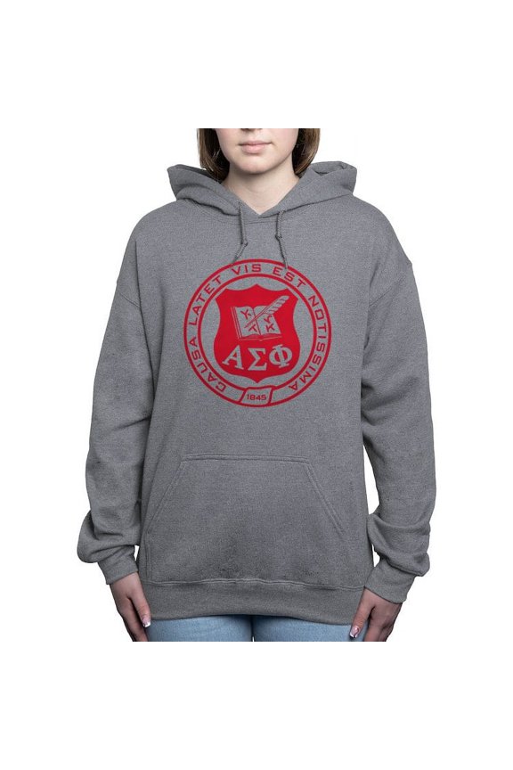 - Alpha Sigma Phi Red Seal Sweatshirt - Pullover Hoodie, Classic & Comfortable Hooded Sweatshirt