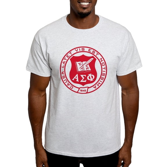 CafePress - Alpha Sigma Phi Red Seal T Shirt - Men's Classic Graphic T-Shirt