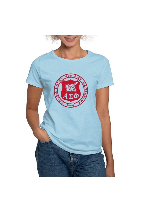 - Alpha Sigma Phi Red Seal T Shirt - Women's Classic T-Shirt