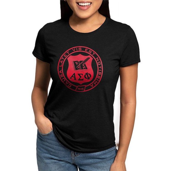 CafePress - Alpha Sigma Phi Red Seal T Shirt - Womens Tri-blend T-Shirt