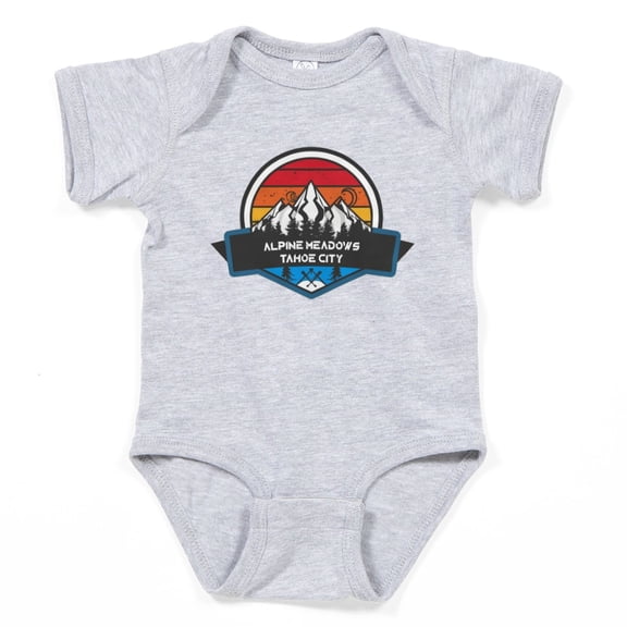 CafePress - Alpine Meadows Tahoe City California Body Suit - Cute Infant Bodysuit Baby Romper - Size Newborn - 24 Months