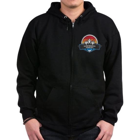 CafePress - Alpine Meadows Tahoe City California Sweatshirt - Zip Hoodie, Classic Hooded Sweatshirt with Metal Zipper