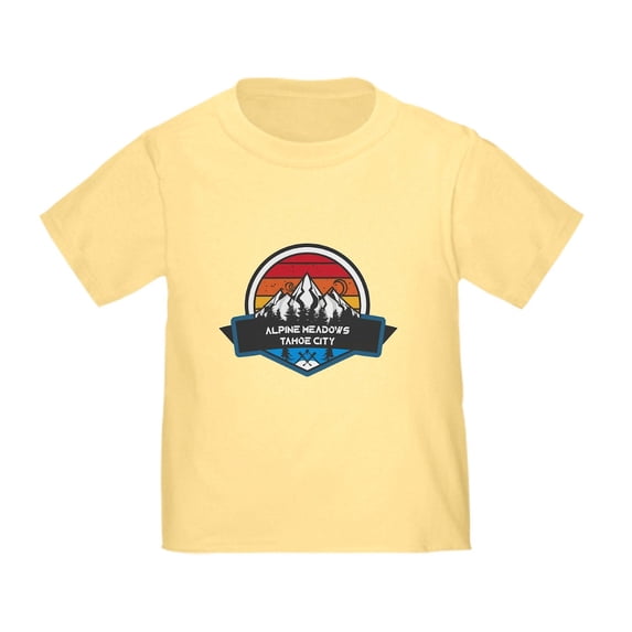 CafePress - Alpine Meadows Tahoe City California T Shirt - Cute Toddler T-Shirt, 100% Cotton