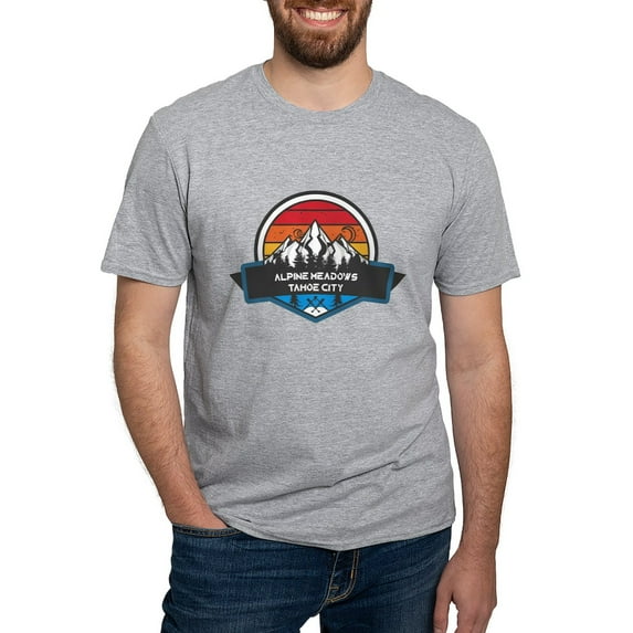 CafePress - Alpine Meadows Tahoe City California T Shirt - Fitted T-Shirt, Vintage Fit Soft Cotton Tee