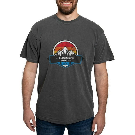 CafePress - Alpine Meadows Tahoe City California T Shirt - Mens Comfort Colors Shirt