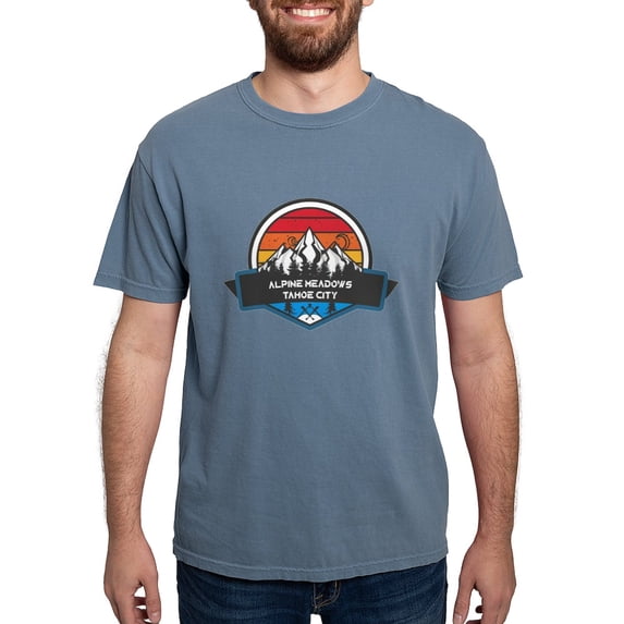 CafePress - Alpine Meadows Tahoe City California T Shirt - Mens Comfort Colors Shirt