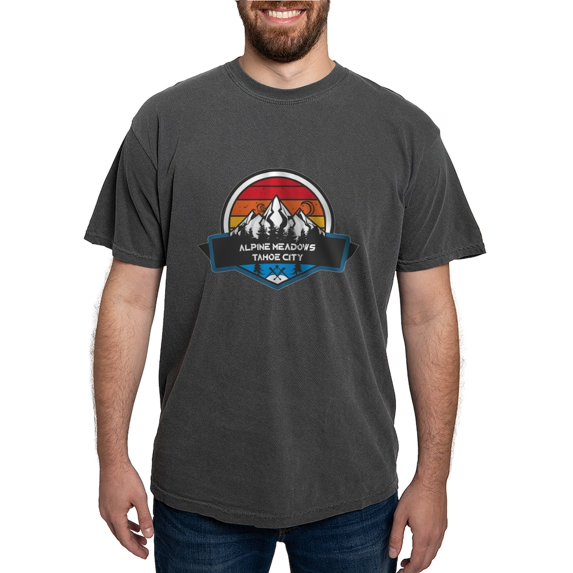 CafePress - Alpine Meadows Tahoe City California T Shirt - Mens Comfort Colors Shirt
