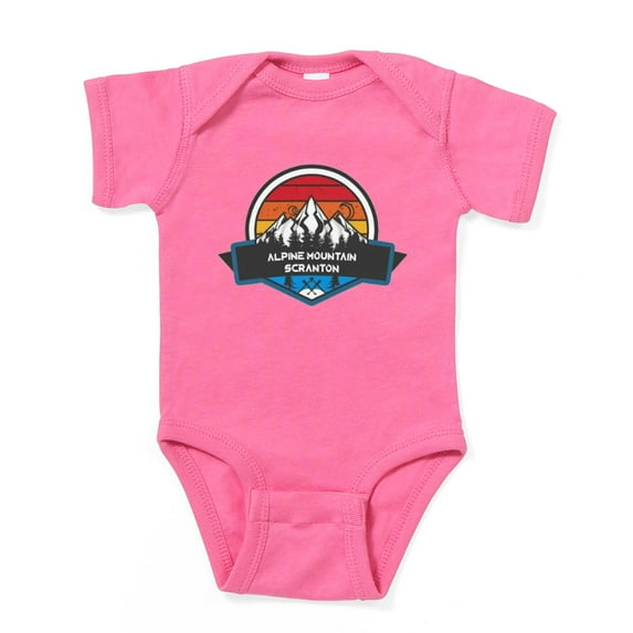 CafePress - Alpine Mountain Ski & Ride Scranton Pennsylvania Body Suit - Cute Infant Bodysuit Baby Romper - Size Newborn - 24 Months