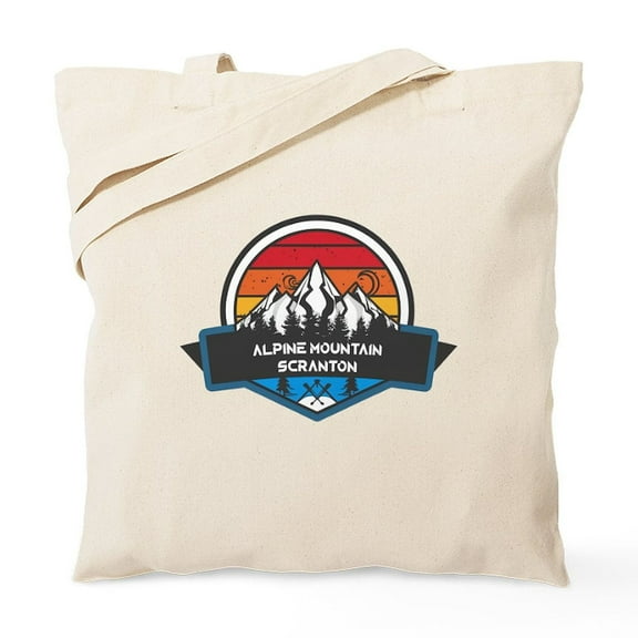 CafePress - Alpine Mountain Ski & Ride Scranton Pennsylvania - Unisex Canvas Tote Bag, Beige, 1-Piece