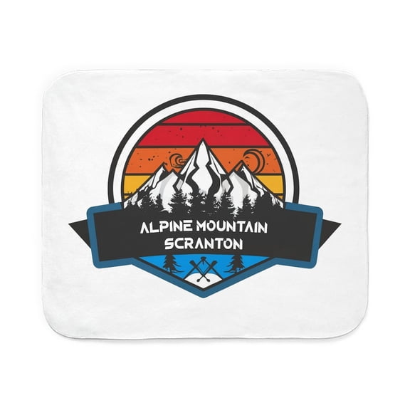 CafePress - Alpine Mountain Ski & Ride Scranton Pennsylvania - Sherpa Fleece Throw Blanket 60" x 50"