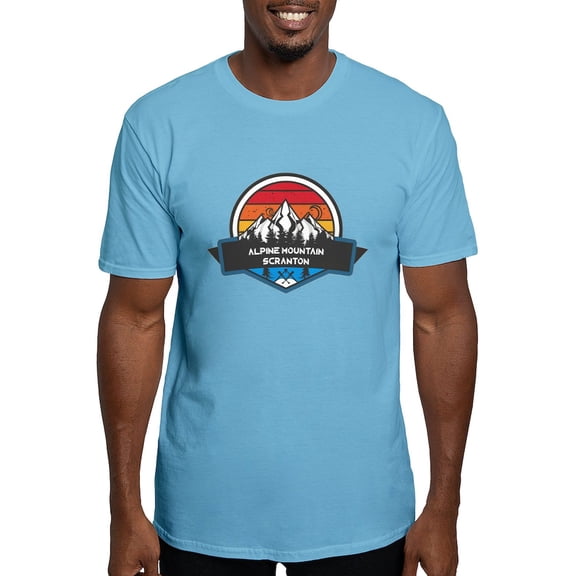 CafePress - Alpine Mountain Ski & Ride Scranton Pennsylvania T Shirt - Fitted T-Shirt, Vintage Fit Soft Cotton Tee