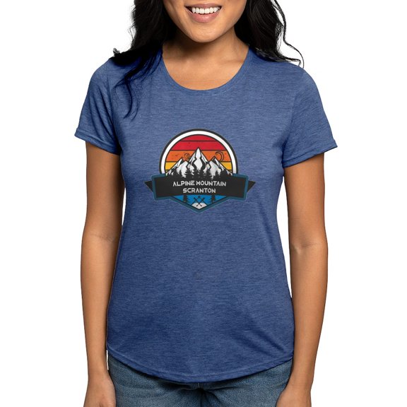 CafePress - Alpine Mountain Ski & Ride Scranton Pennsylvania T Shirt - Womens Tri-blend T-Shirt