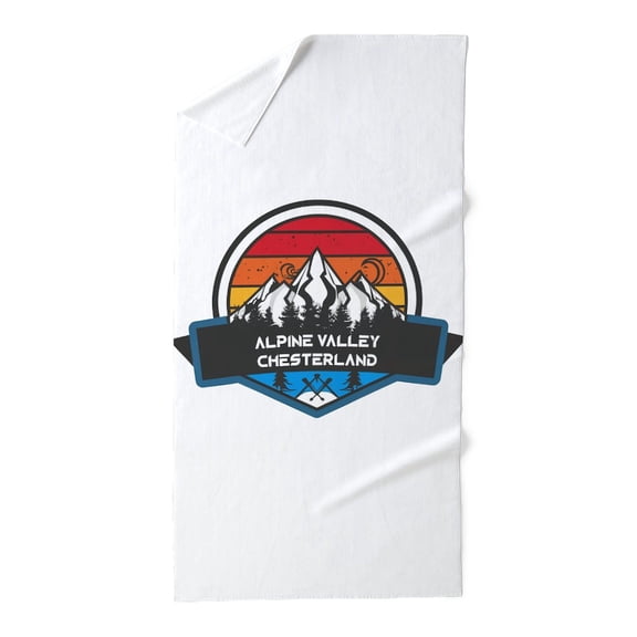 CafePress - Alpine Valley Ski Area Chesterland Ohio - Large Beach Towel, Soft 30"x60" Towel with Unique Design