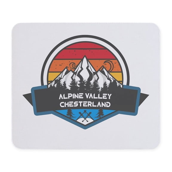 CafePress - Alpine Valley Ski Area Chesterland Ohio - Non-slip Rubber Mousepad, Gaming Mouse Pad