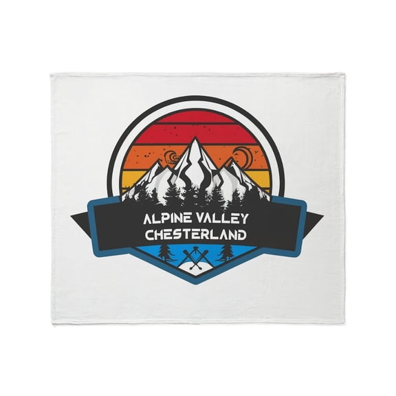 CafePress - Alpine Valley Ski Area Chesterland Ohio - Soft Fleece Throw Blanket, 50"x60" Stadium Blanket