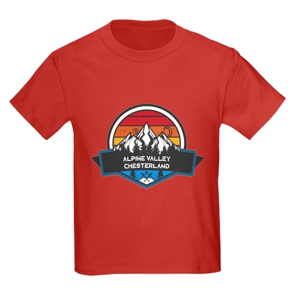 CafePress - Alpine Valley Ski Area Chesterland Ohio T Shirt - Dark T-Shirt Kids XS-XL
