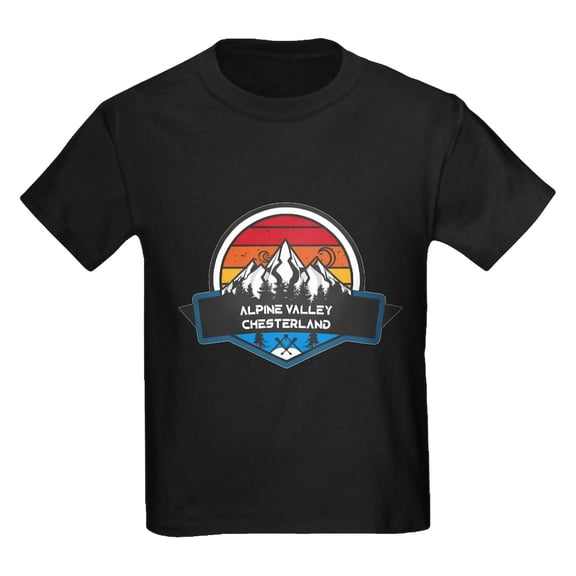 CafePress - Alpine Valley Ski Area Chesterland Ohio T Shirt - Dark T-Shirt Kids XS-XL
