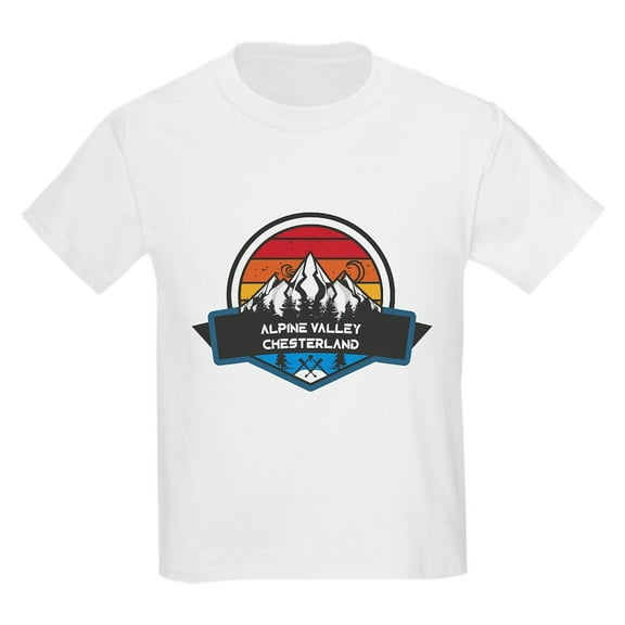 CafePress - Alpine Valley Ski Area Chesterland Ohio T Shirt - Light T-Shirt Kids XS-XL