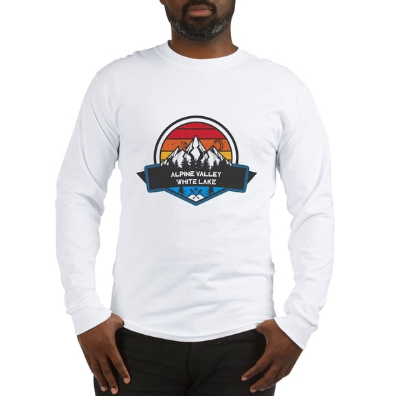 CafePress - Alpine Valley White Lake Michigan Long Sleeve T Shirt - Unisex Cotton Long Sleeve T-Shirt