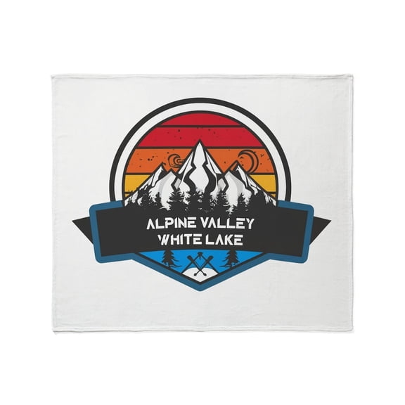 CafePress - Alpine Valley White Lake Michigan - Soft Fleece Throw Blanket, 50"x60" Stadium Blanket