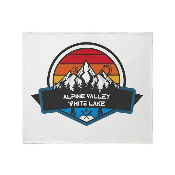 CafePress - Alpine Valley White Lake Michigan - Soft Fleece Throw Blanket, 50"x60" Stadium Blanket