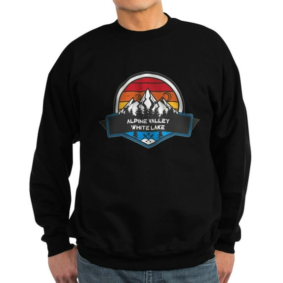 CafePress - Alpine Valley White Lake Michigan Sweatshirt - Classic Crew Neck Sweatshirt