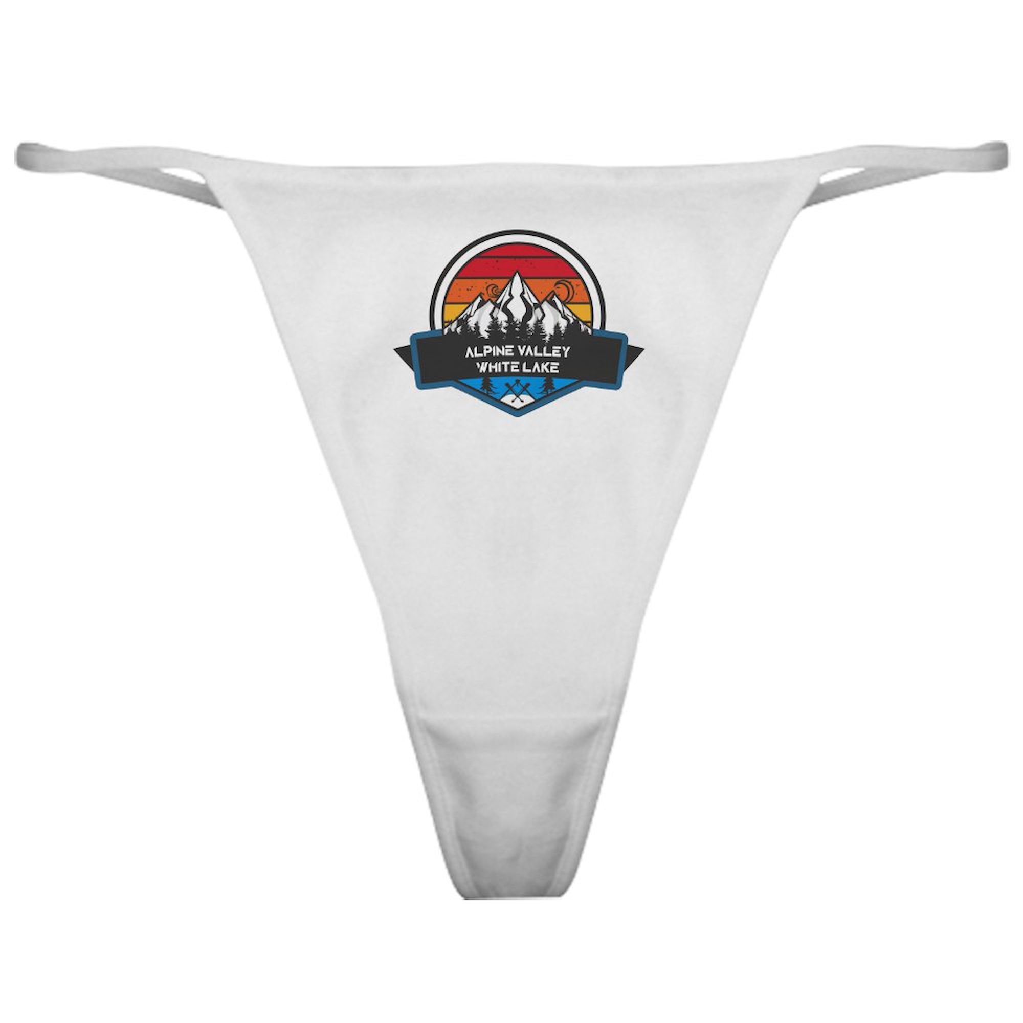 CafePress - Alpine Valley White Lake Michigan - Women's Novelty Thong  Panties Underwear - Walmart.com