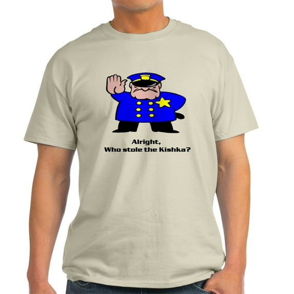 CafePress - Alright Who Stole The Kishka Light T Shirt - Men's Classic Graphic T-Shirt