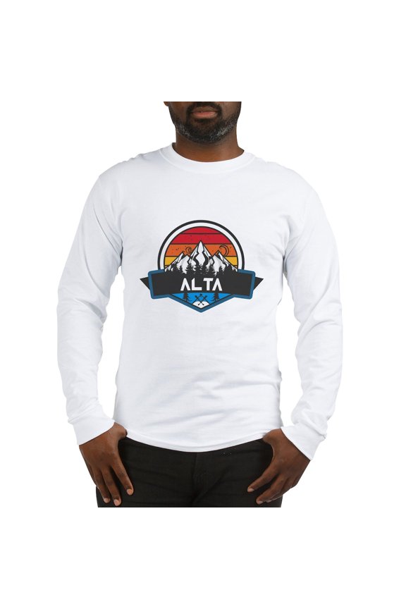 - Alta Alta Utah Long Sleeve T Shirt - Unisex Cotton Long Sleeve T-Shirt