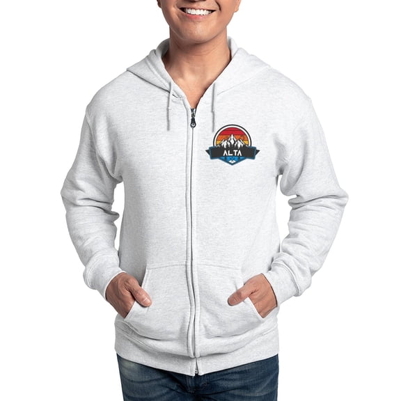 CafePress - Alta Alta Utah Sweatshirt - Zip Hoodie, Classic Hooded Sweatshirt with Metal Zipper