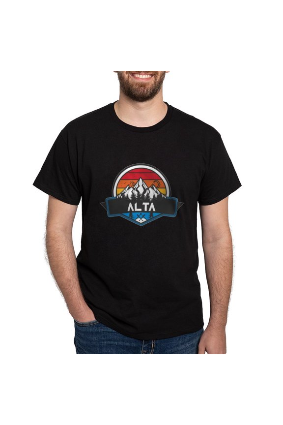 - Alta Alta Utah T Shirt - Men's Classic Graphic Cotton T-Shirt