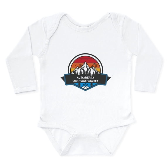 CafePress - Alta Sierra Wofford Heights California Body Suit - Long Sleeve Cotton Baby Bodysuit