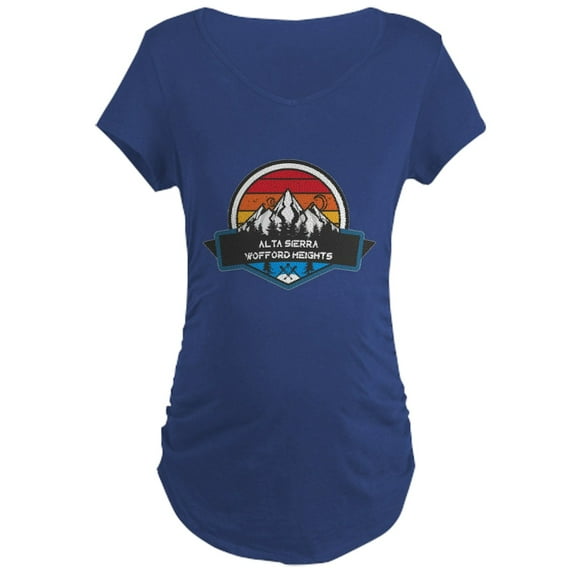 CafePress - Alta Sierra Wofford Heights California Maternity T Shirt - Maternity Dark T-Shirt